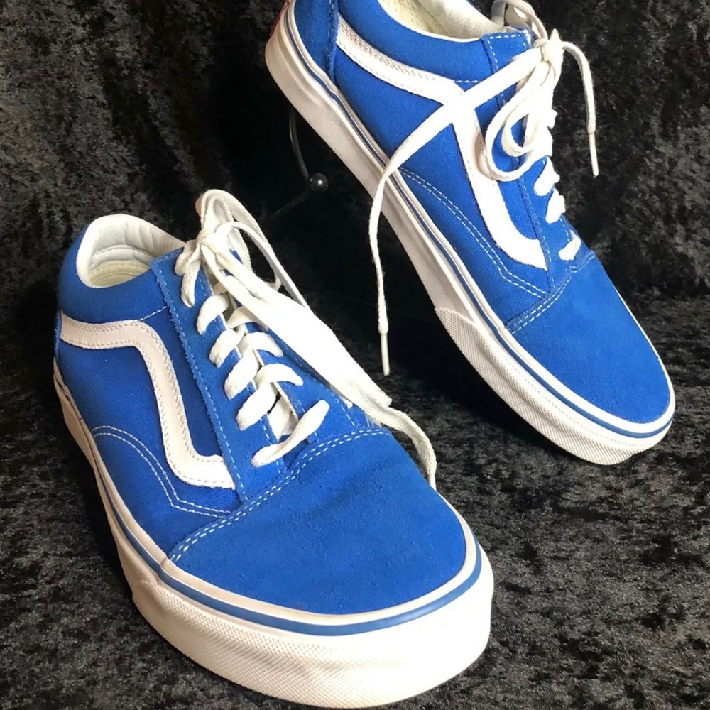 Vans Off the Wall Old Skool - Primary - Blue/White Mens 5.5 / Women’s 7
